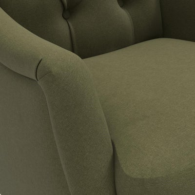 Armchair - Forest Green - House Linen Mix