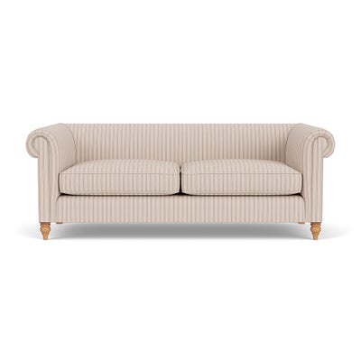 4 Seater - Flax - Kingham Stripe
