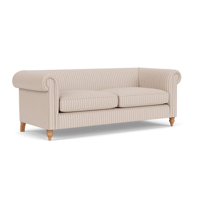 4 Seater - Flax - Kingham Stripe