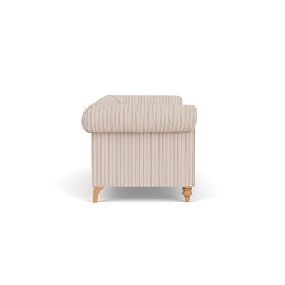 4 Seater - Flax - Kingham Stripe