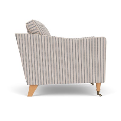 Armchair - Indigo - Kingham Stripe