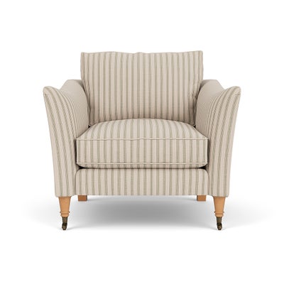 Armchair - Sage - Kingham Stripe