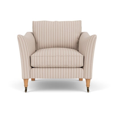 Armchair - Flax - Kingham Stripe