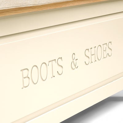 Large Shoe Storage Trunk and Bench