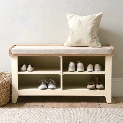 Open Shoe Storage Bench