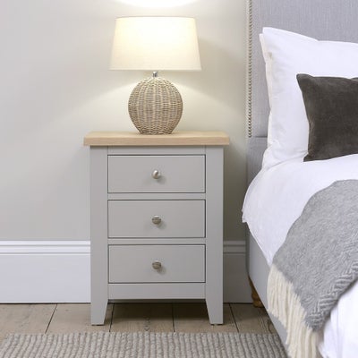 3 Drawer Bedside Table