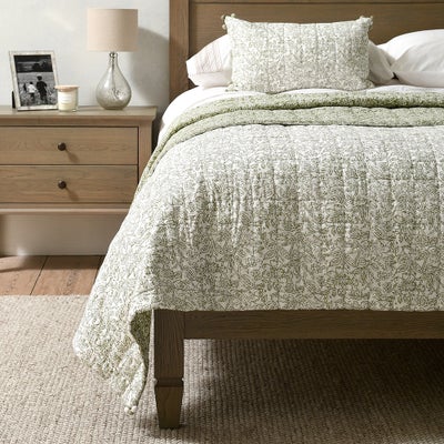 Reversible Dandelion Bedspread