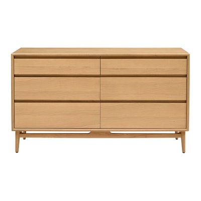 Low and Wide 6 Drawer Chest