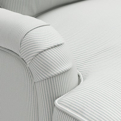 Armchair - Duck Egg - Broadway Stripe