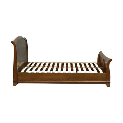 Double Sleigh Bed and 2 Bedside Table Set