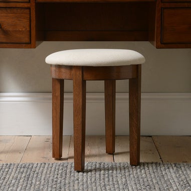 Winchcombe Dark Oak Dressing Table Stool