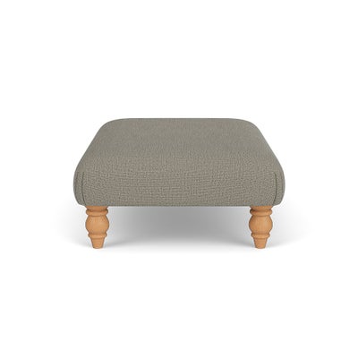 Foot Stool - Flax - Rustic Weave