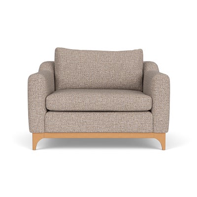 Love Seat - Natural Mix - Textured Weave