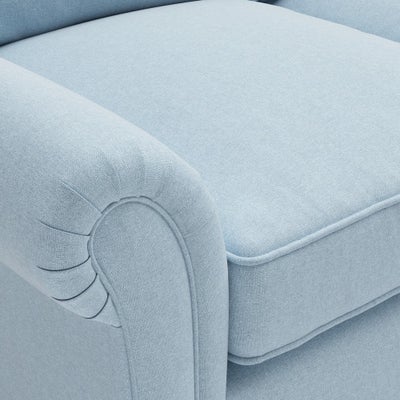 Armchair - Sky blue - House Linen Mix