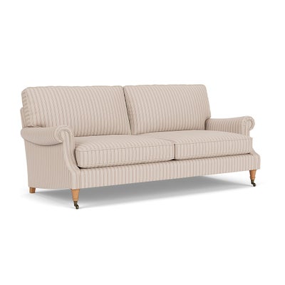 4 Seater - Flax - Kingham Stripe