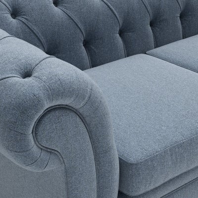 Large 2 Seater - Indigo - Rustic Weave