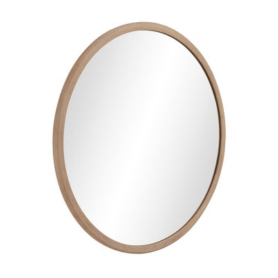 Berkeley Nordic Oak Round Mirror 85cm