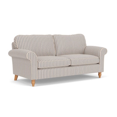 3 Seater - Indigo - Kingham Stripe