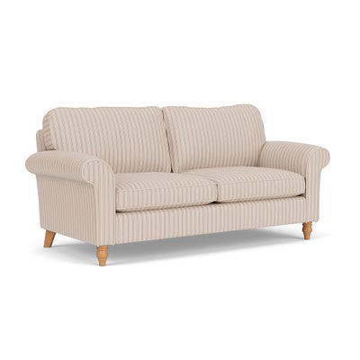3 Seater - Flax - Kingham Stripe