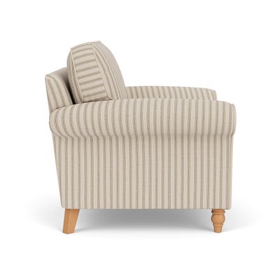 Armchair - Sage - Kingham Stripe