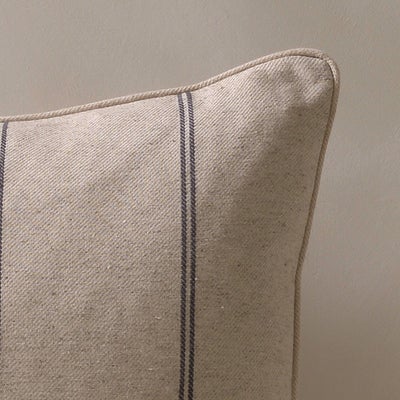 Compton Stripe Cushion Charcoal 50x50cm