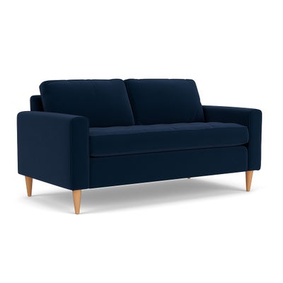 Large 2 Seater - Deep blue - Matt Velvet