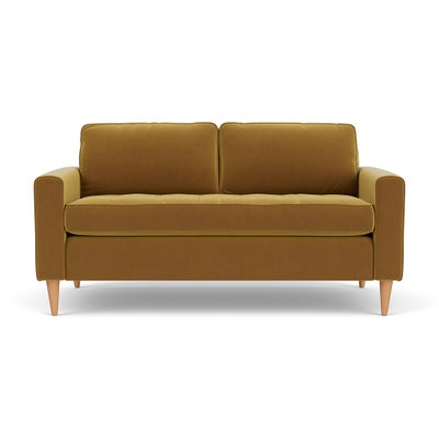 Large 2 Seater - Mustard - Matt Velvet