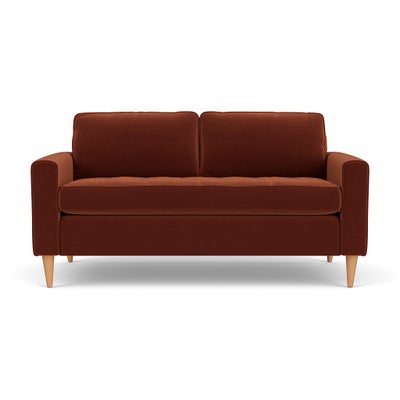 Large 2 Seater - Brick - Matt Velvet