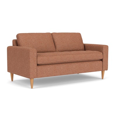 Large 2 Seater - Brick - Herringbone Weave