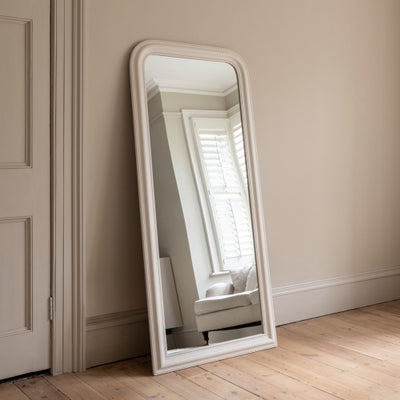Warm White Large Mirror