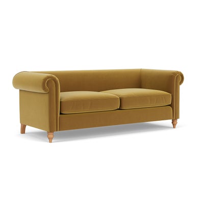 4 Seater - Mustard - Matt Velvet