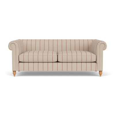 4 Seater - Raspberry - Compton Stripe
