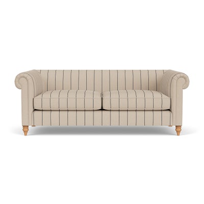 4 Seater - Charcoal - Compton Stripe