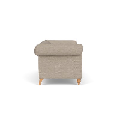 4 Seater - Natural - Herringbone Weave