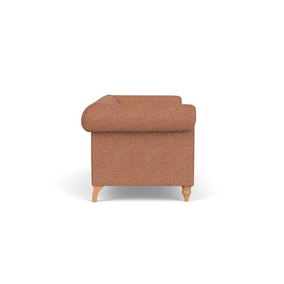 4 Seater - Brick - Herringbone Weave