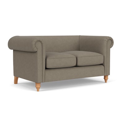 2 Seater - Mid Grey - House Linen Mix