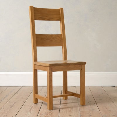 Ladderback Chair - Wooden Seat Pad