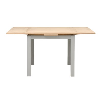 Square Extending Dining Table and 4 Dining Chairs Set