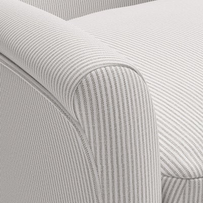 Armchair - Grey - Broadway Stripe