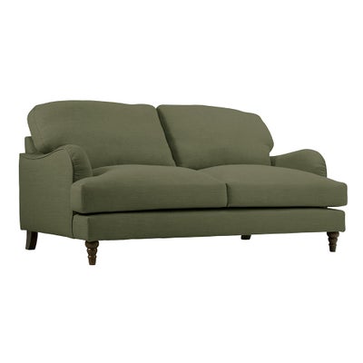 Burton - 3 Seater - Forest Green - House Linen Mix