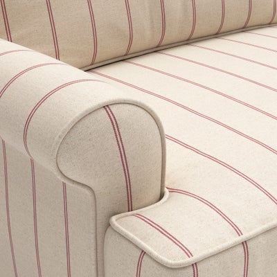Armchair - Raspberry - Compton Stripe