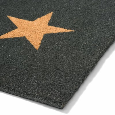 Coir Double Doormat - Stars 55x125cm