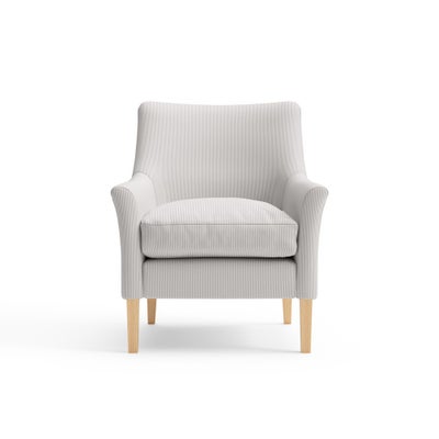 Armchair - Grey - Broadway Stripe