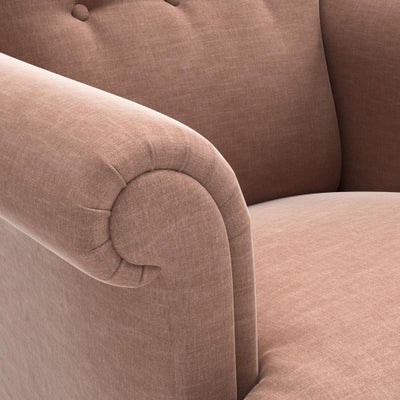 Armchair - Dusky Rose - Eco Chenille